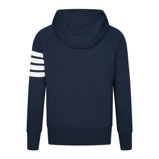 THOM BROWNE 汤姆·布朗  男士经典条纹装饰连帽外套 MJT022H 00535 商品图1