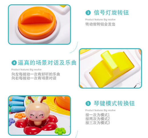 谷雨动车游戏学习桌 商品图1