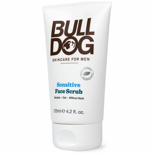 Bulldog 男士防敏感系列面部磨砂膏 125ml 商品图1