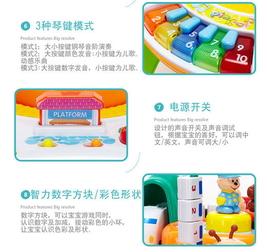 谷雨动车游戏学习桌 商品图2