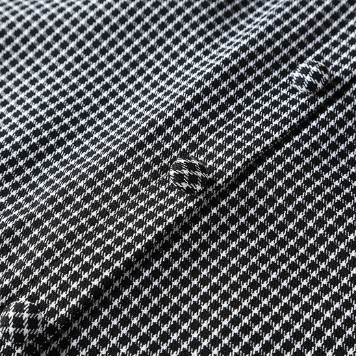 NEELLY纳俪冬装新款女中长款千鸟格前开叉格纹显瘦包臀背带裙 商品图2