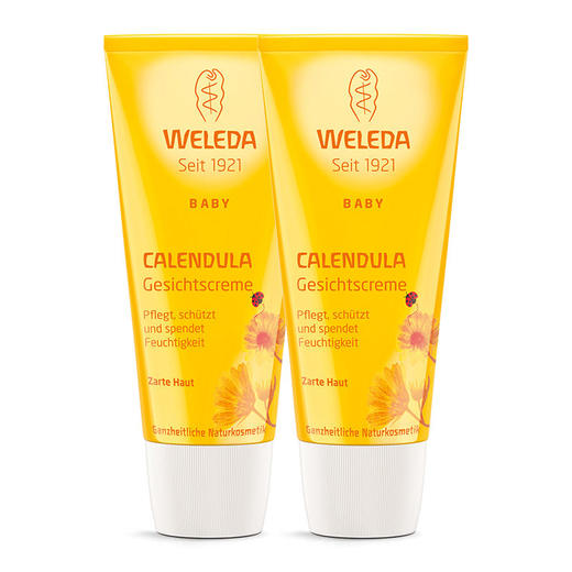 【品牌旗舰】WELEDA维蕾德金盏花儿童保湿面霜50ml*2支装 商品图2