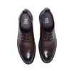 西村名物新款牛皮布洛克商务男鞋X10AV17141 商品缩略图1
