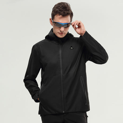 自由基地薄款超强防水户外风衣防风外套冲锋衣团队定制 NMJ-0320 商品图2