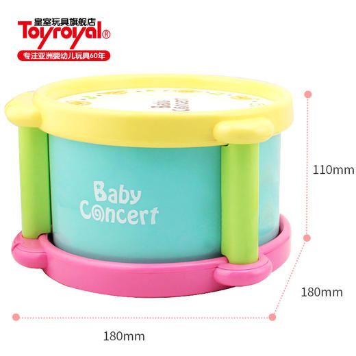 日本皇室小鼓玩具儿童鼓敲打女孩宝宝手拍鼓 商品图2