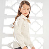 METTE羊绒世家童装100%山羊绒开衫外套20年女宝立领保暖针织外套 商品缩略图3