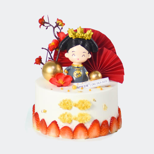 【母后大人】奶油水果 可爱 玩偶蛋糕 商品图2