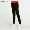 NEELLY纳俪冬装新款女裤铅笔裤修身高腰外穿显瘦抓绒加厚长裤 商品缩略图2