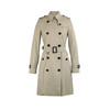 BURBERRY 巴宝莉 女士肯辛顿版型 – 长款 Trench 束腰风衣 米黄 3913362 25010 商品缩略图0