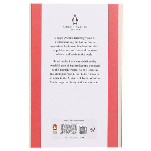 【中商原版】1984（企鹅经典版）英文原版 Nineteen Eighty-Four 乔治·奥威尔 George Orwell 商品图1