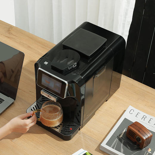德国ernte全自动咖啡机家用研磨一体机商用办公美式意式奶泡机一体咖啡机 商品图1