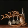 【家居】*欧式创意红酒架摆件酒杯架家居装饰品葡萄酒架餐厅酒柜树脂工艺品 商品缩略图0