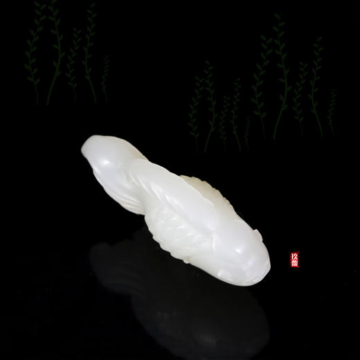 和田玉（白玉）挂件--锦鲤 16.54g 商品图3