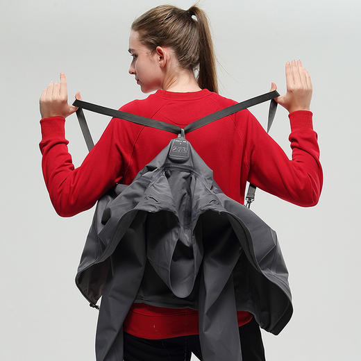 自由基地薄款超强防水户外风衣防风外套冲锋衣团队定制 NMJ-0320 商品图3