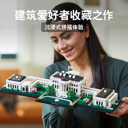LEGO乐高建筑系列白宫21054小颗粒积木 商品图1