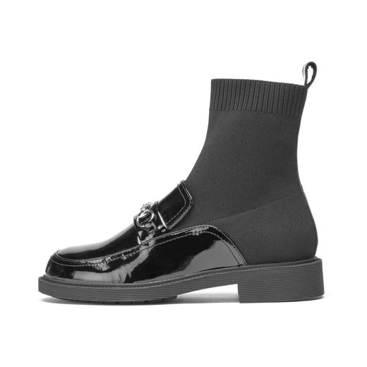 西村名物秋冬新款时尚拼接弹力靴X20DS41611 商品图2