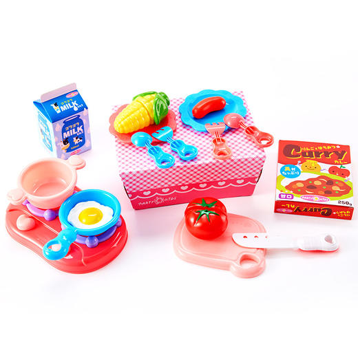日本toyroyal皇室玩具儿童过家家仿真厨房玩具水果蔬菜切切乐套装 商品图1