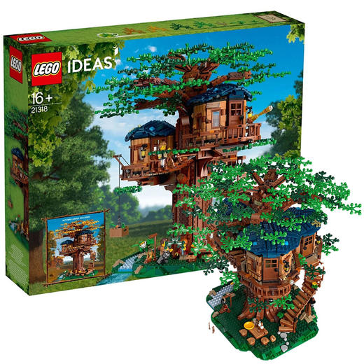 乐高ideas系列21318树屋小颗粒积木收藏成人高难度玩具 商品图0