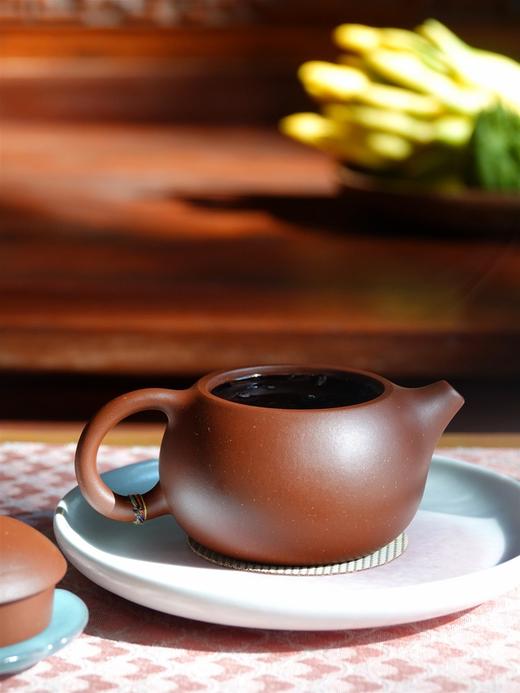 2020莲心熟砖 古树熟茶绵滑宽厚 天威德成石昆牧老师定制 250克/砖 商品图4