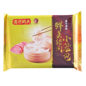湾仔码头 鲜美猪肉小笼包 300g（12只）