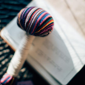 【七修】山苍子按摩手锤 | 手工绑制 敲打全身 多规格 按摩舒适 放松身心  白柄蓝柄随机发货