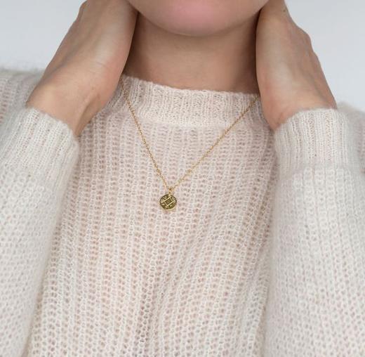 订购7周到｜ Monsieur-YAMINA-黑钻 雕刻十字菱形 项链［法国设计师］ 商品图0