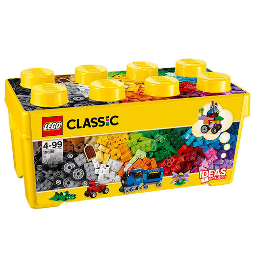 LEGO乐高CLASSIC经典系列10696小颗粒积木中号桶装积木4岁+玩具 商品图1