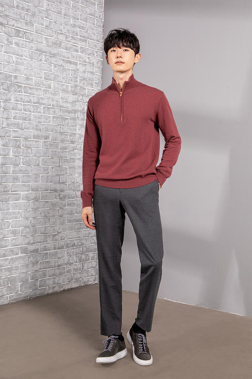 callisto红色全羊绒毛衣FPKNW149H 商品图1