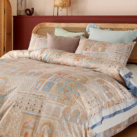 全棉四件套蒙特堡的城墙被罩床单枕罩