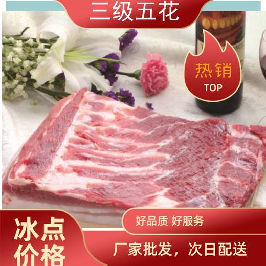 旗舰店  大红门  鲜三级带皮五花肉1kg 商品图0