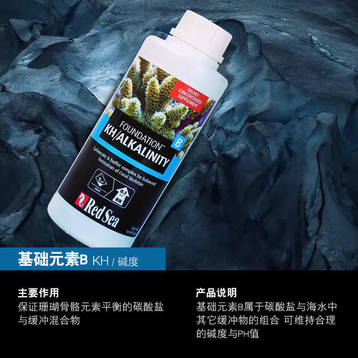 红海Red sea珊瑚基础元素促进骨骼生长500MLABC液体营养剂1kg粉末 商品图2