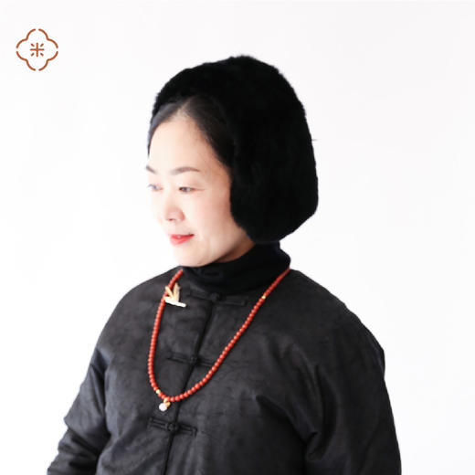 米马成衣 升级版延禧宫獭兔毛围脖/耳罩/头套 优质 22mm的冬兔长毛毛！ 商品图1