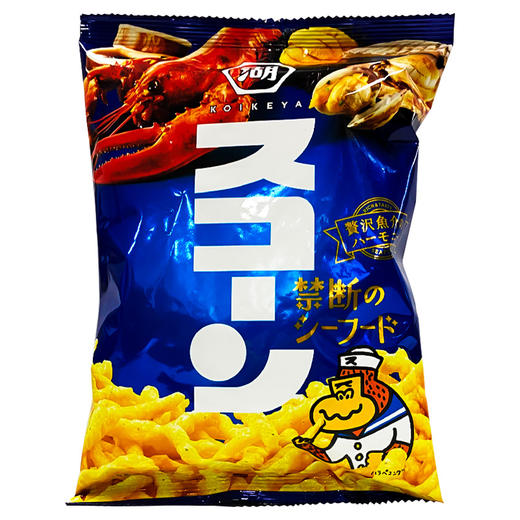 日本 湖池屋 芝士/海鲜/牛肉味粟米条 膨化玉米条脆条小吃 83g 商品图3