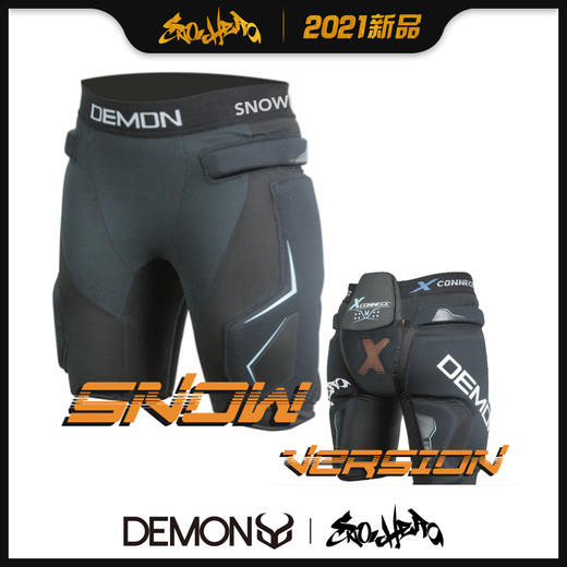2021 SNOWHERO- DEMON合作款 女士短护臀 M 商品图0