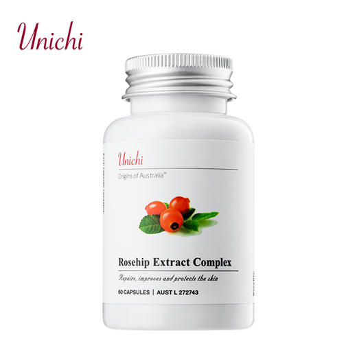 Unichi 玫瑰果精华胶囊美白丸60粒 商品图0