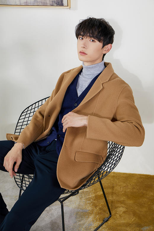 callisto羊毛羊绒大衣 FPFEC095C 商品图1