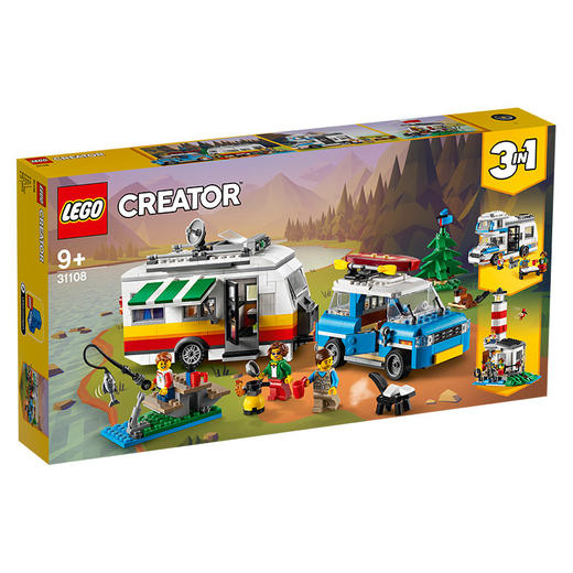 LEGO乐高创意creator系列31108大篷车家庭假日小颗粒积木玩具 商品图0