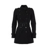 BURBERRY 巴宝莉 女士切尔西版型 – 短款 Heritage Trench 束腰风衣 黑色 4013307 00100 商品缩略图0