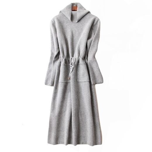 裁缝学苑 AG104 秋冬连衣裙纸样 女装服装高领收腰裙子样板裁剪图 商品图4