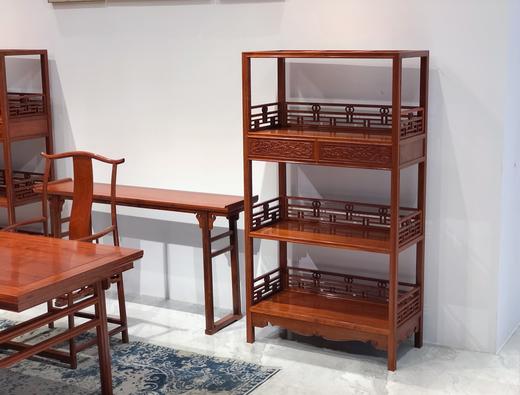 红桥红  家具严选  缅甸花梨（大果紫檀）  【画案组合七件套】 商品图6