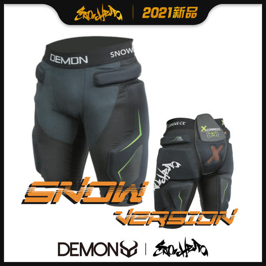 2021 SNOWHERO- DEMON合作款 男士短护臀 XL 商品图0