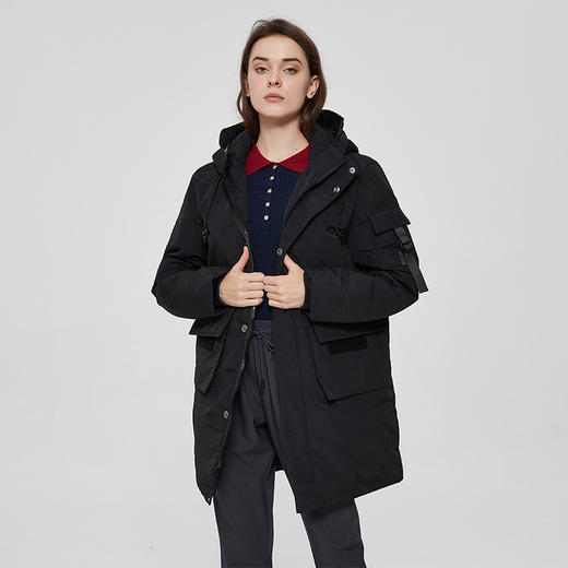 Ocean&Earth 工装式长款羽绒服男女同款，工装式、多袋式设计，防寒保暖，百搭耐穿 商品图0