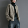 裁缝学苑 AG107拉链开衫外套纸样女装服装打版样板皮毛一体裁剪图 商品缩略图1