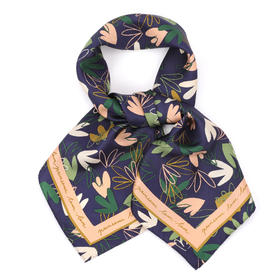 桑蚕丝印花方巾