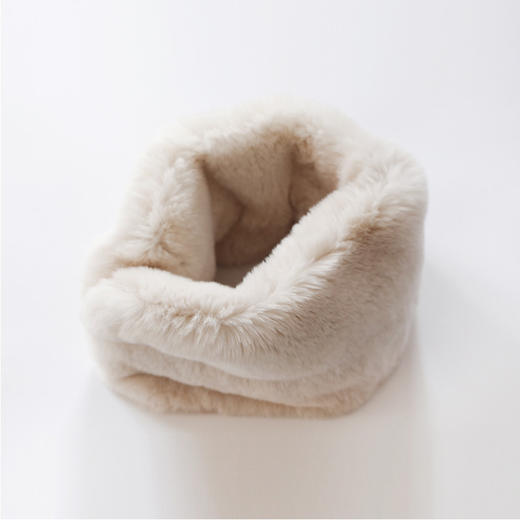 米马成衣 升级版延禧宫獭兔毛围脖/耳罩/头套 优质 22mm的冬兔长毛毛！ 商品图4