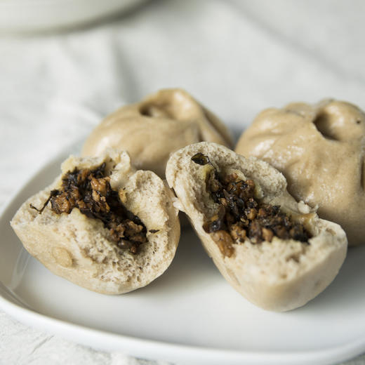 预定藏青稞素包藏青稞馒头手工制作无添加营养粗粮2件包邮