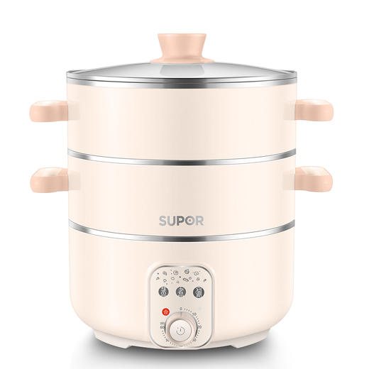 苏泊尔 电蒸锅ZN26YK18 底锅容量3L蒸笼容量8L 商品图0