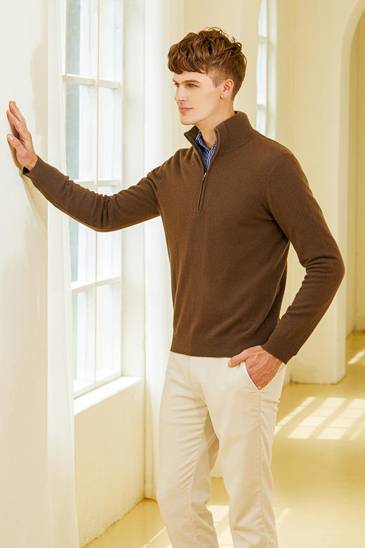 callisto两色可选全羊绒毛衣FPKNW149H 商品图9