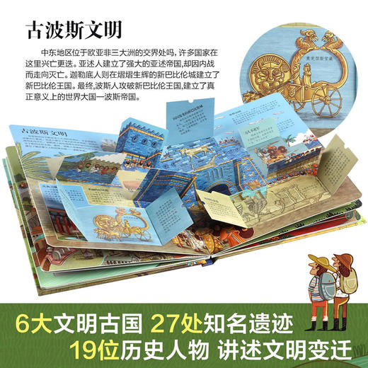 乐乐趣揭秘翻翻书系列第七辑 揭秘古代文明 商品图4
