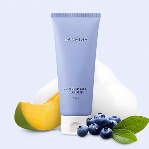 孕妇可用韩国lneige兰芝净澈多效洁颜膏深层清洁150ml